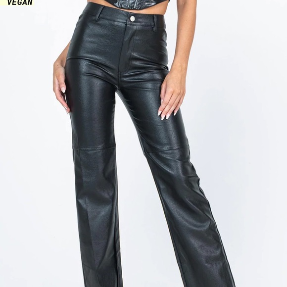 Princess Polly macey leather pants BNWT - Picture 1 of 3